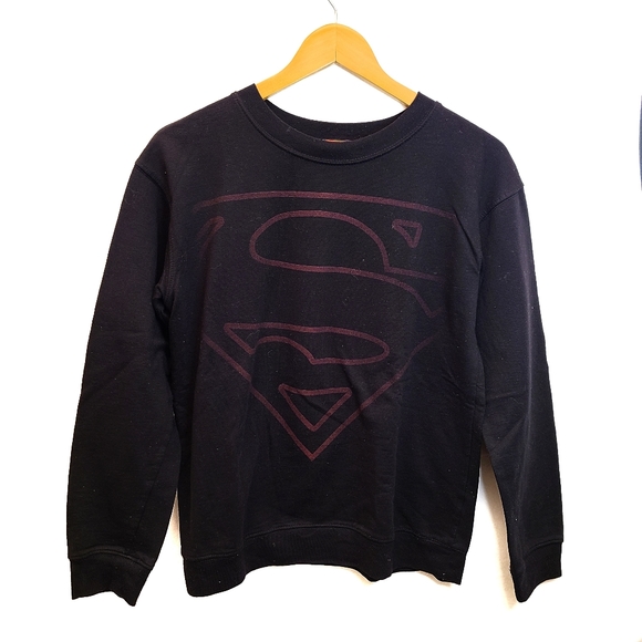 Superman Black Sweater - Picture 1 of 3